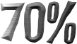 70% score