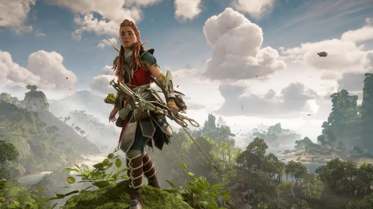 Aloy at Horizon zero dawn