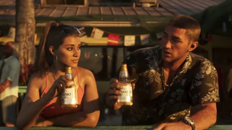 Gta 6 Lucia and Jason are drinking beers!