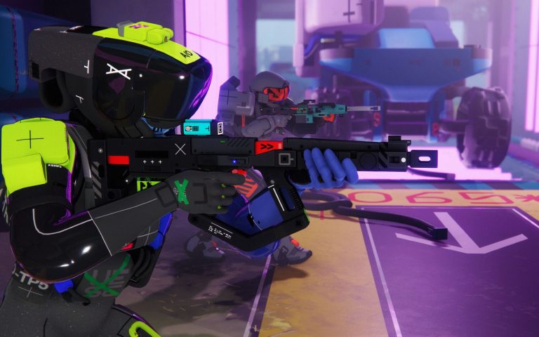 marathon in game scene