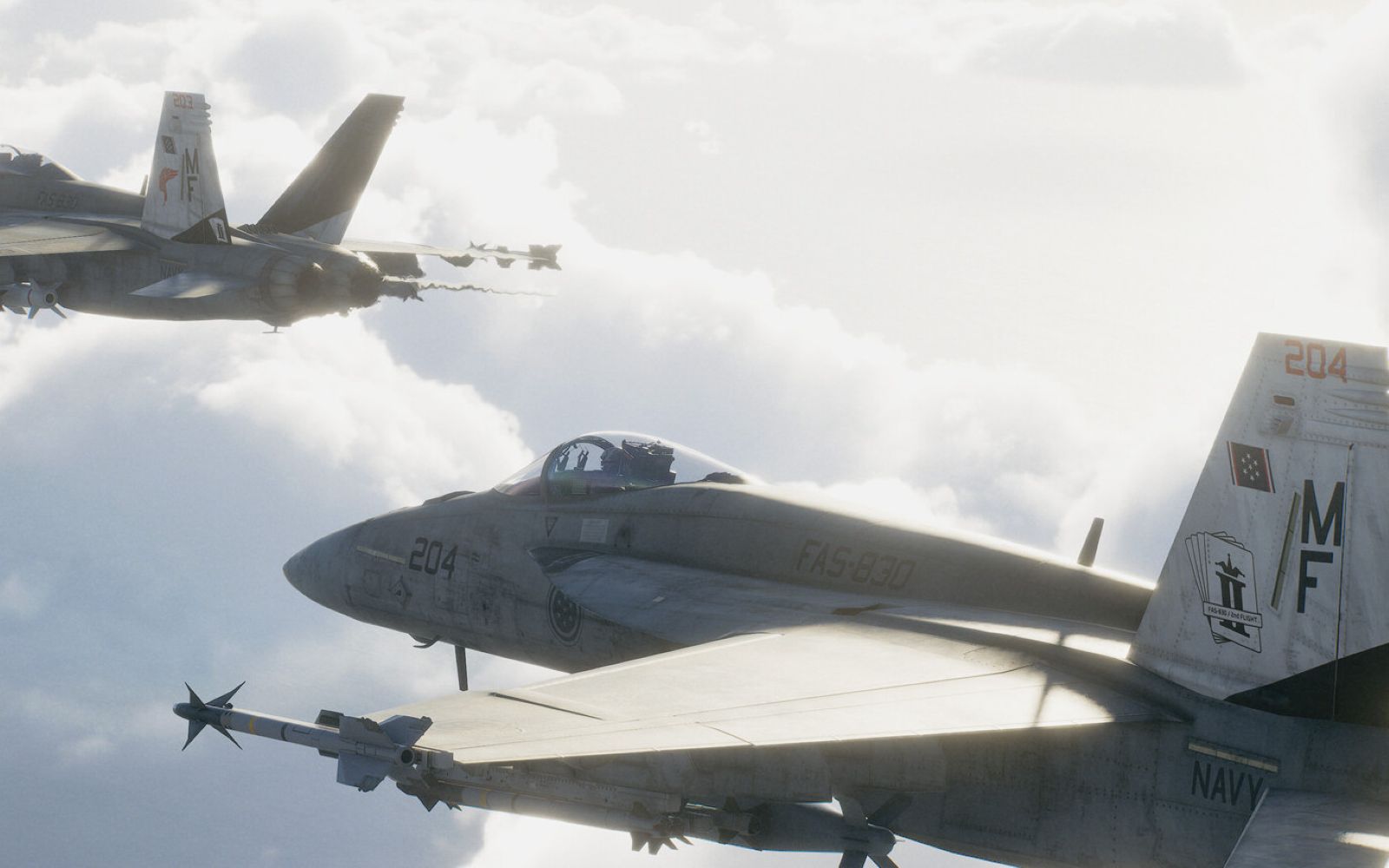 ace cpmbat 8 flight scene