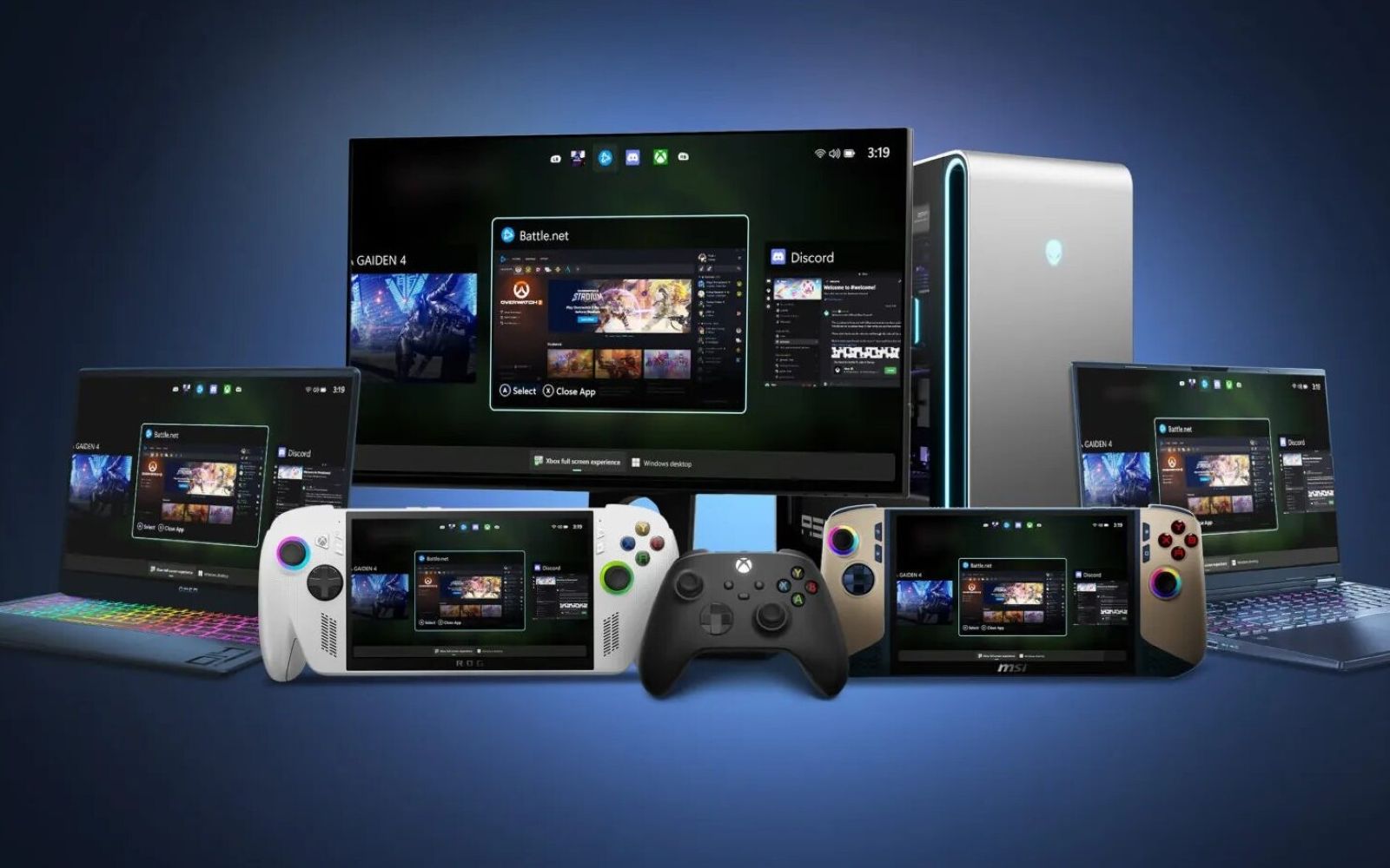 Xbox mode example