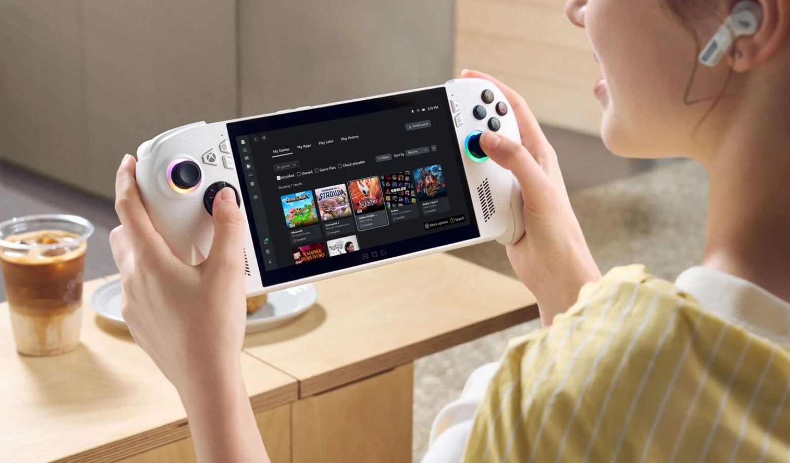 Rog Xbox Ally interface